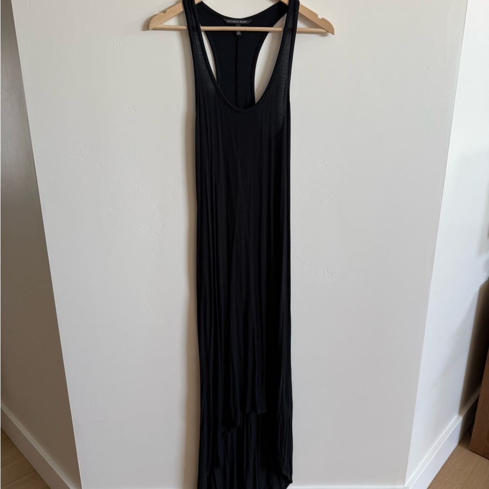 Victoria's Secret Black Halter High Low Sundress